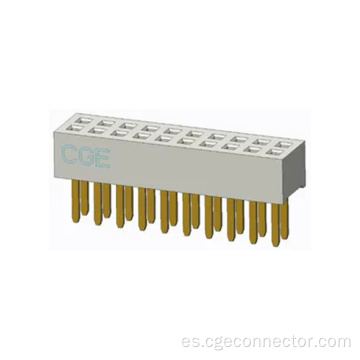 Dip VERTICAL Tipo de 1.00 mm Conector de encabezado femenino